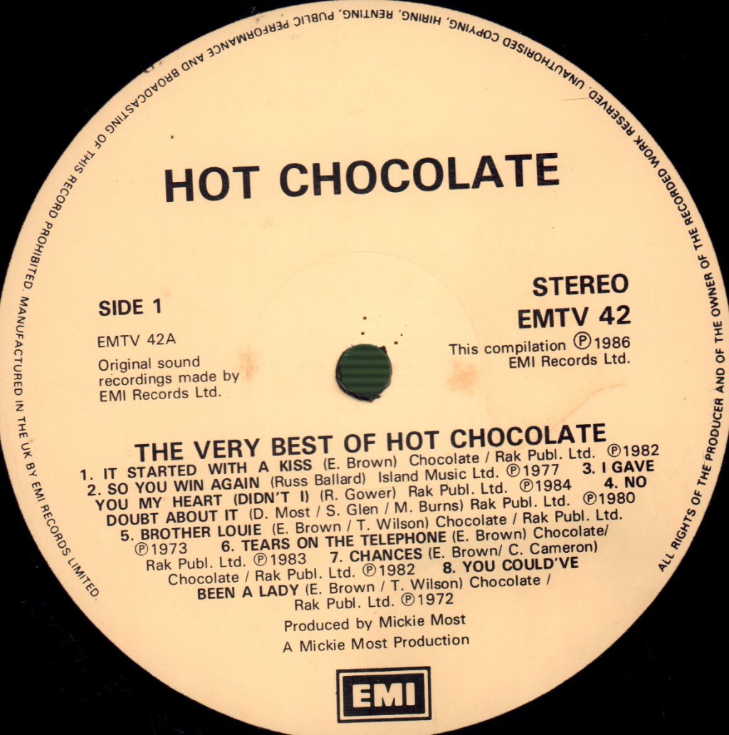 Hot Chocolate - Very Best Of - Lp