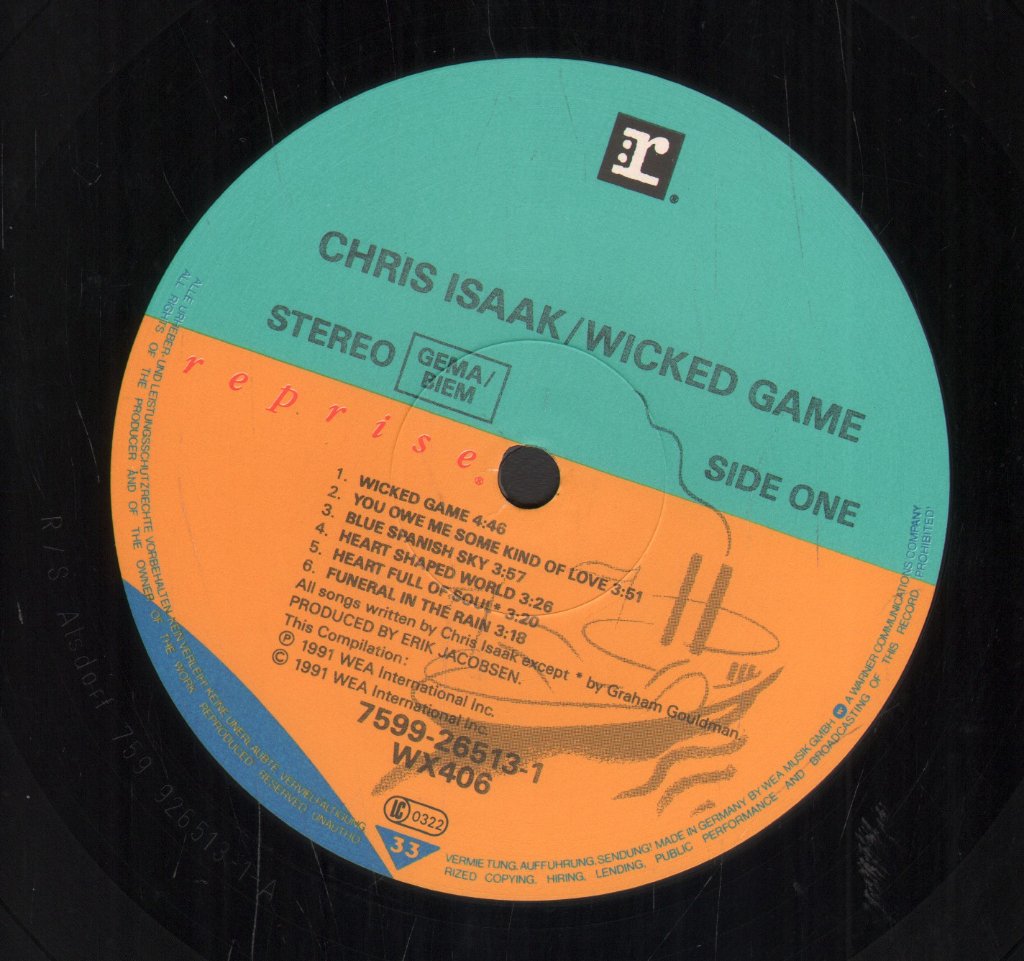Chris Isaak - Wicked Game - Lp