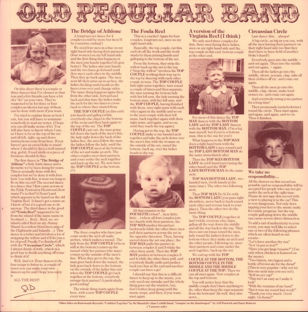 old pequliar band - if you're up, you're in it - Lp