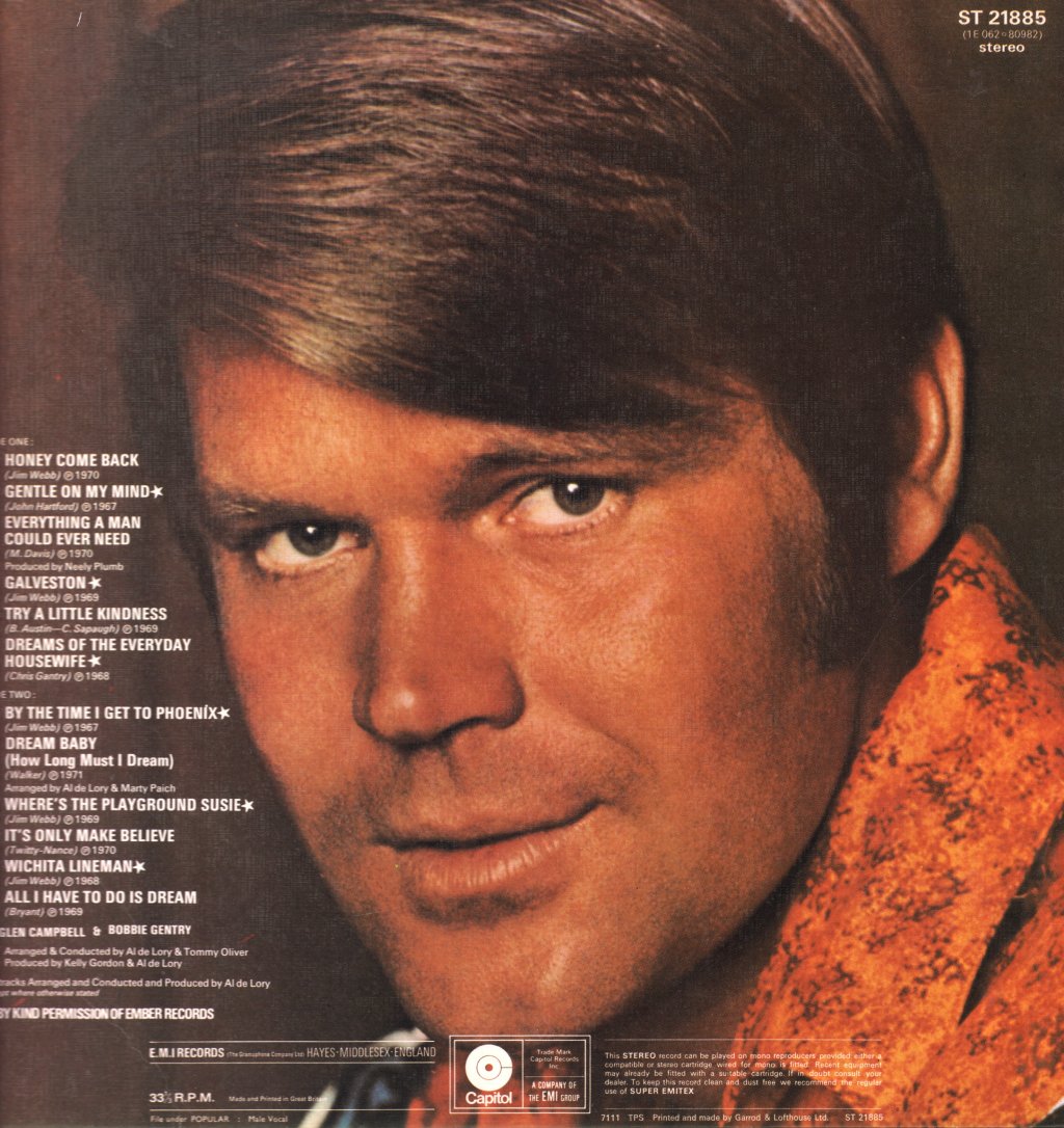 Glen Campbell - Greatest Hits - Lp