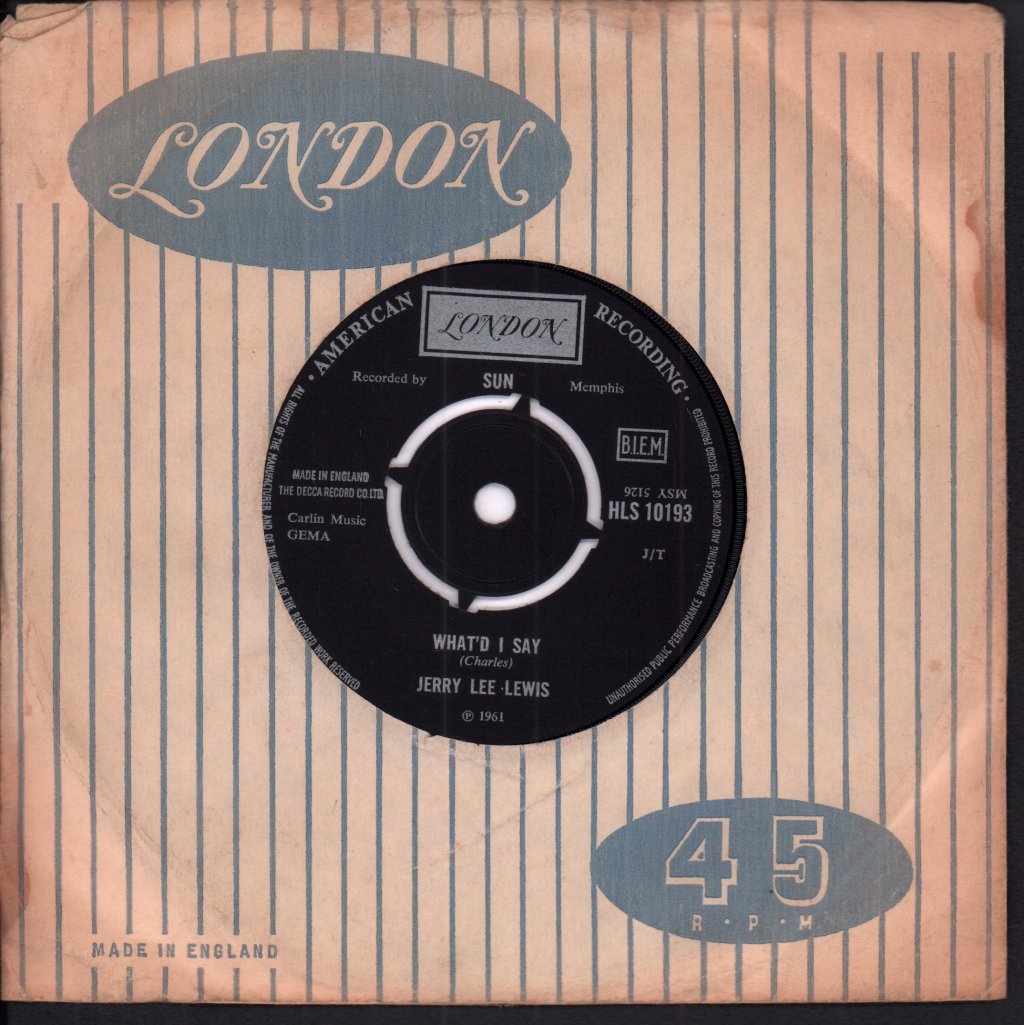 Jerry Lee Lewis - What'd I Say - 7 Inch