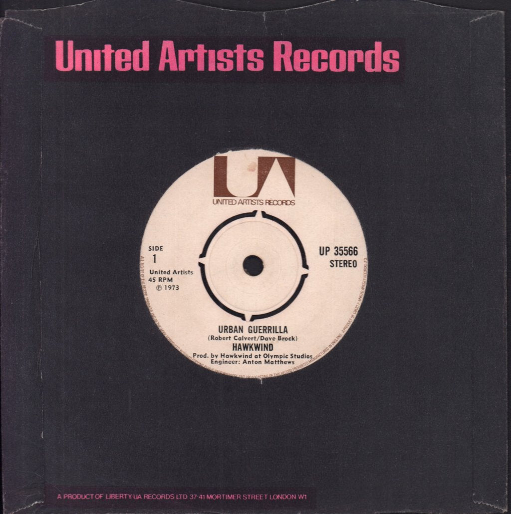 Hawkwind - Urban Guerrilla - 7 Inch