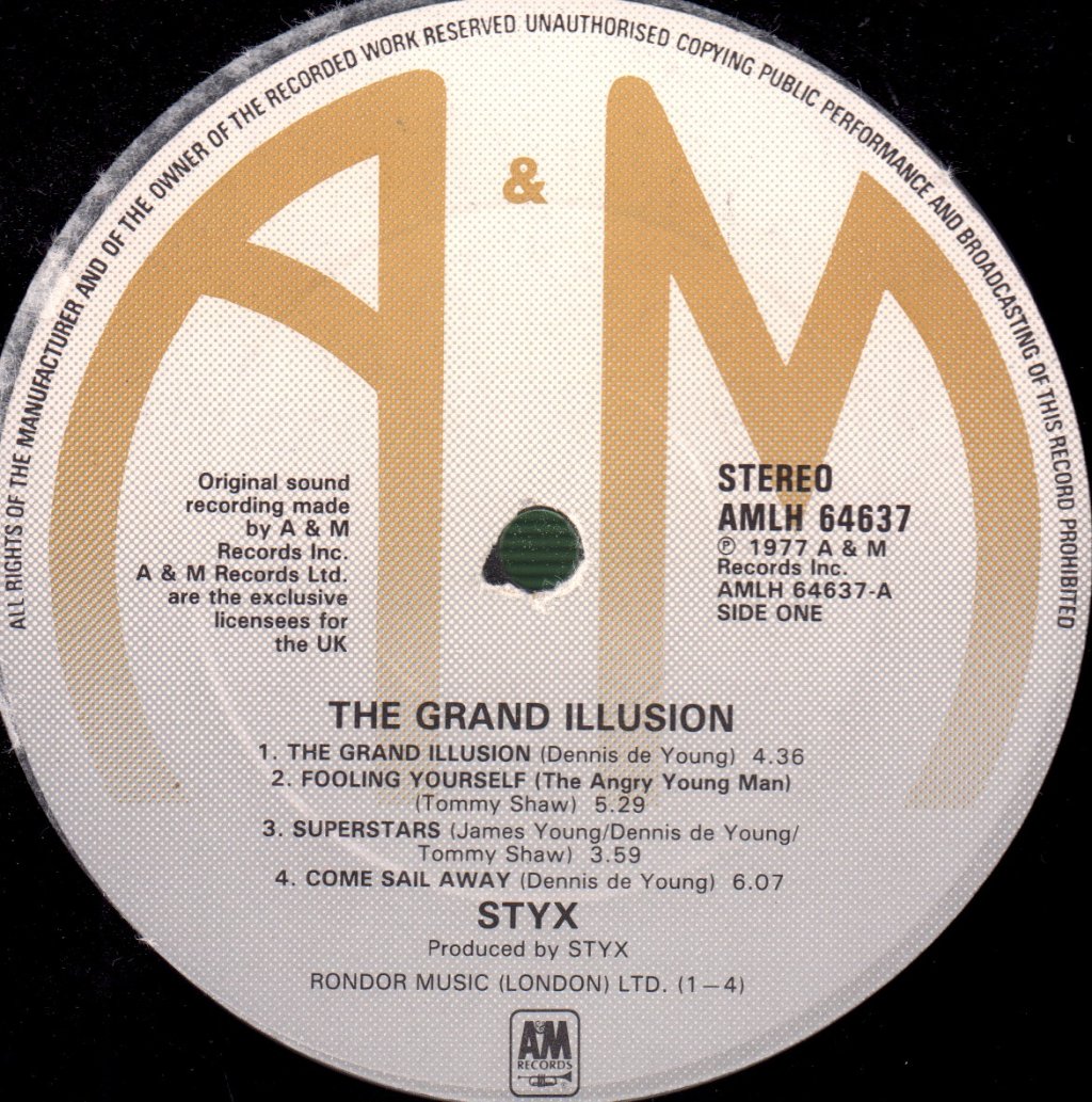 Styx - Grand Illusion - Lp