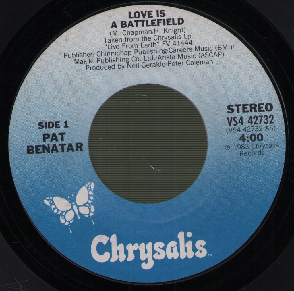Pat Benatar - Love Is A Battlefield - 7 Inch