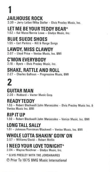 Elvis Presley - Jailhouse Rock - Cassette