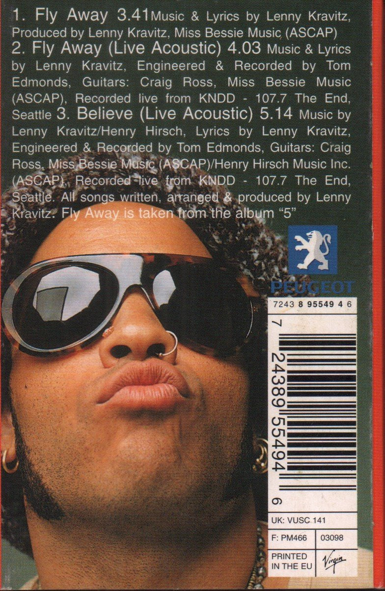 Lenny Kravitz - Fly Away - Cassette