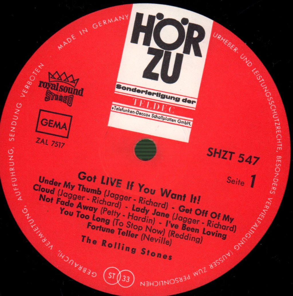 Rolling Stones - Got Live If You Want It! - Lp