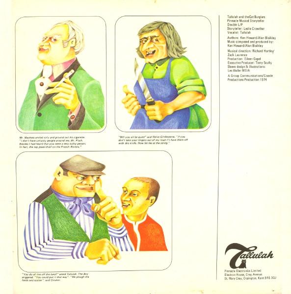 Leslie Crowther - Tallulah And The Cat Burglars - Double Lp