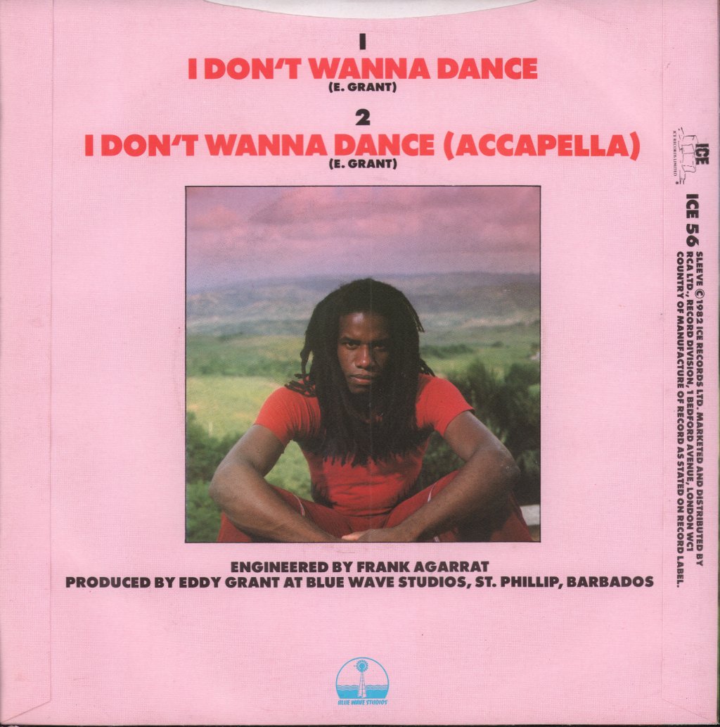 Eddy Grant - I Don't Wanna Dance - 7 Inch
