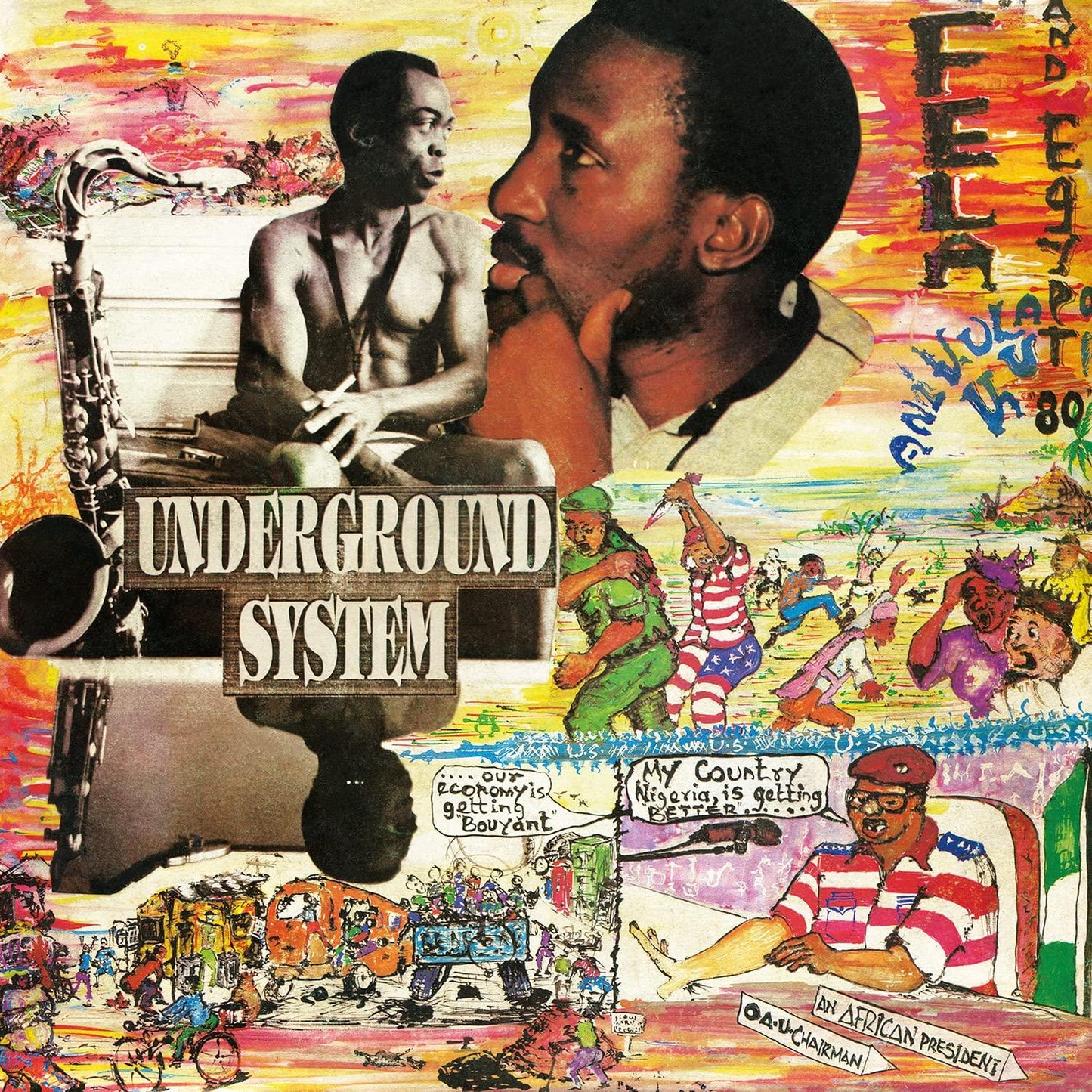 Fela Kuti & Egypt 80 - Underground System - Lp