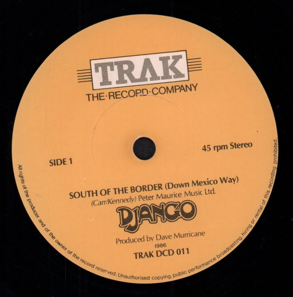 django - south of the border - 7 Inch