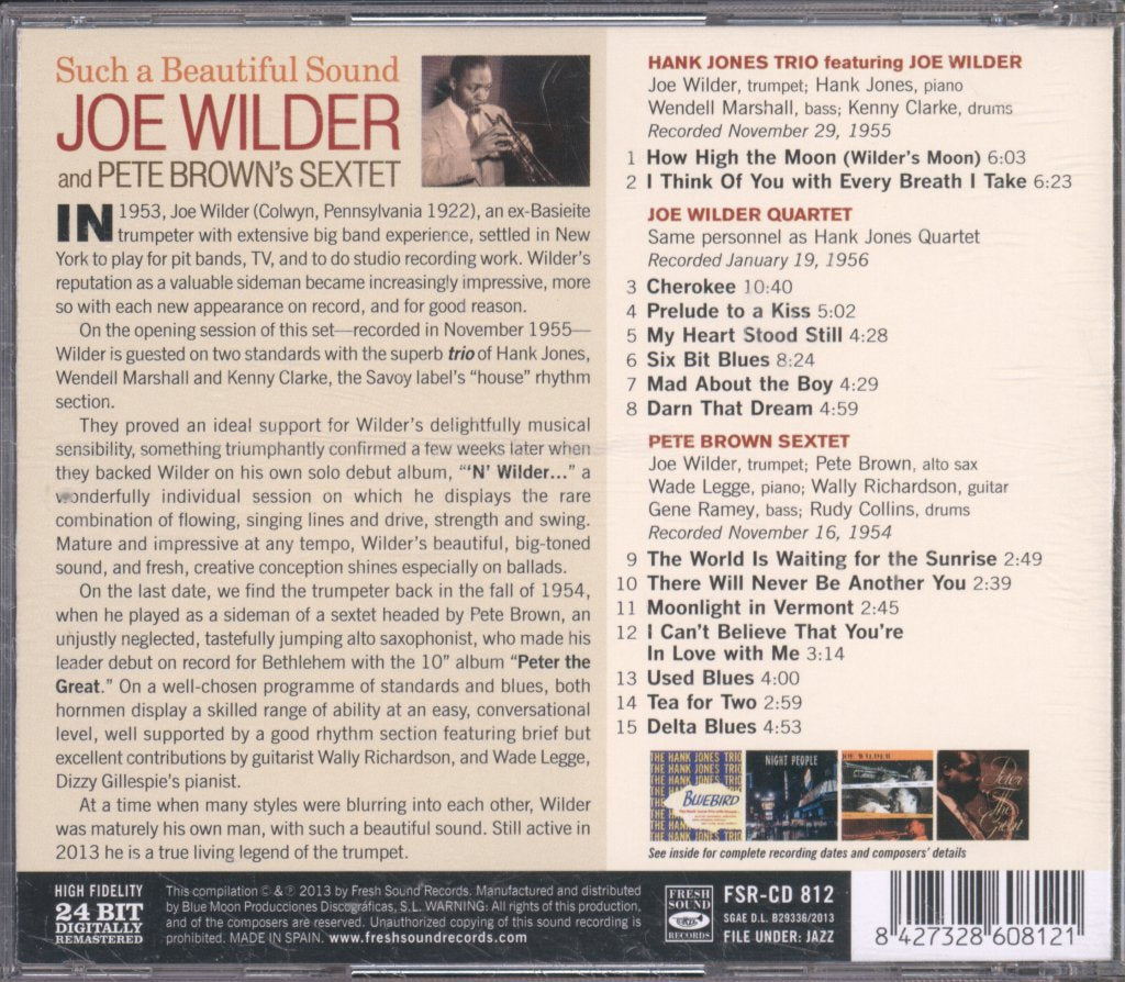 Joe Wilder - Such A Beautiful Sound - Cd