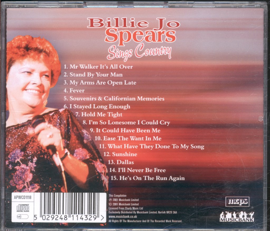 Billie Jo Spears - Sings Country - Cd