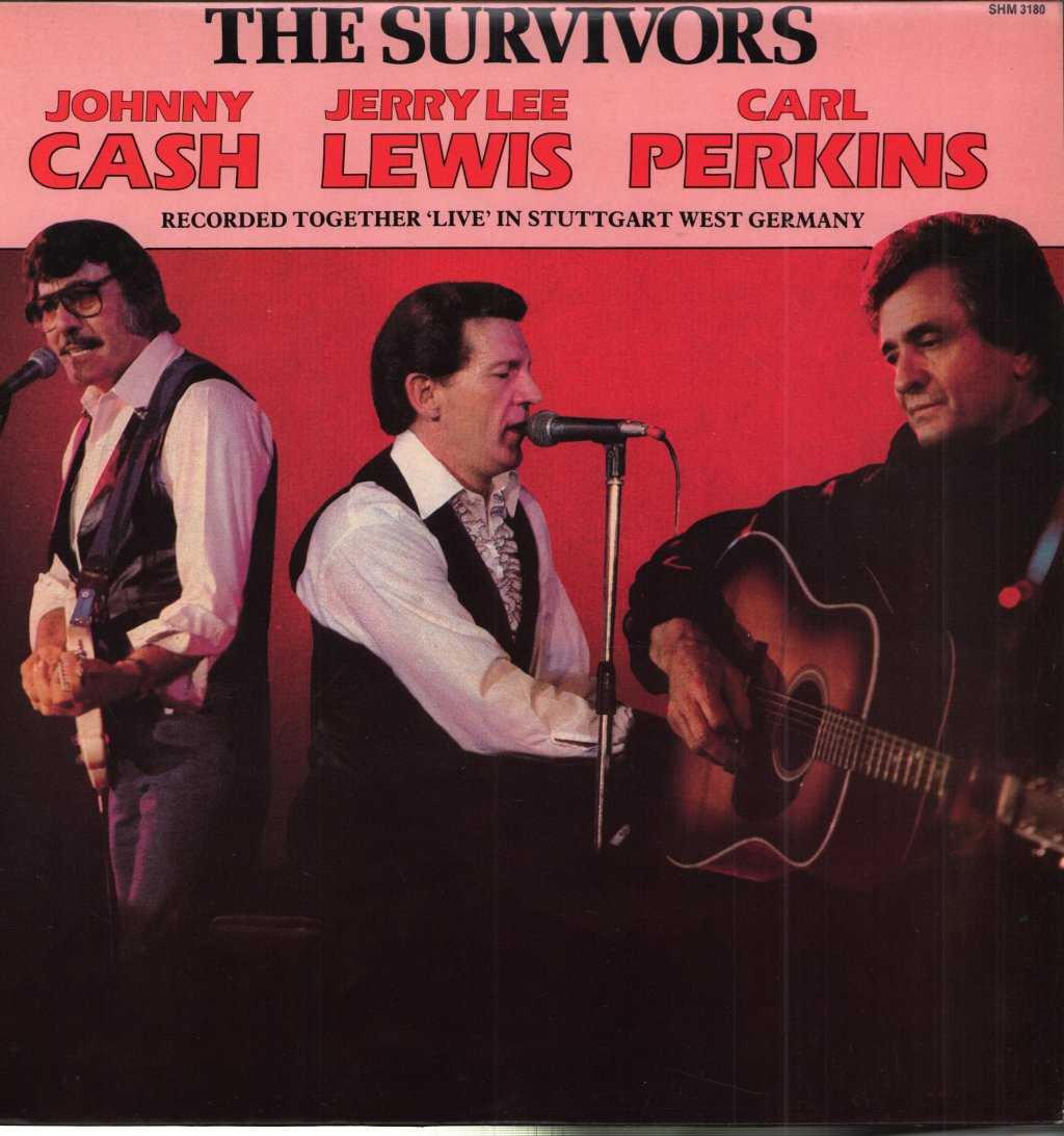 Johnny Cash, Jerry Lee Lewis and Carl Perkins - Survivors - Lp
