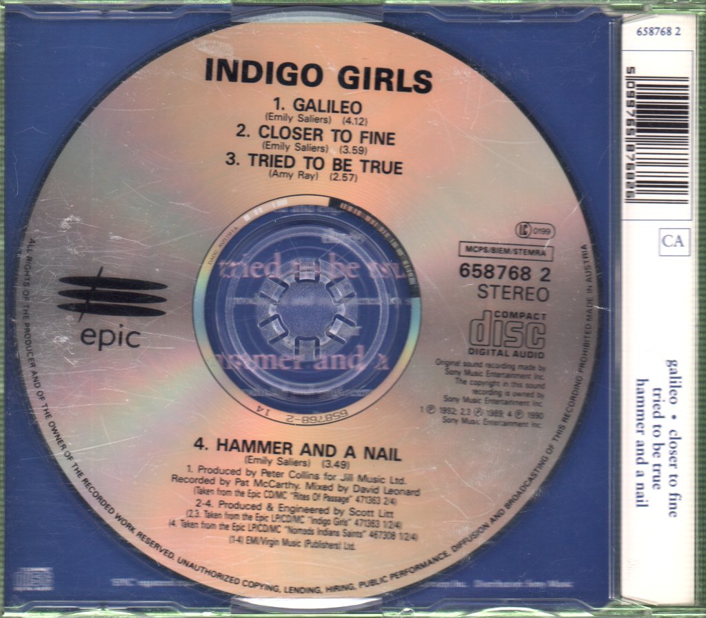 Indigo Girls - Galileo - Cd