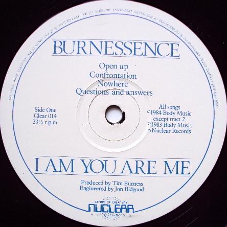 Burnessence - I Am You Are Me - Lp
