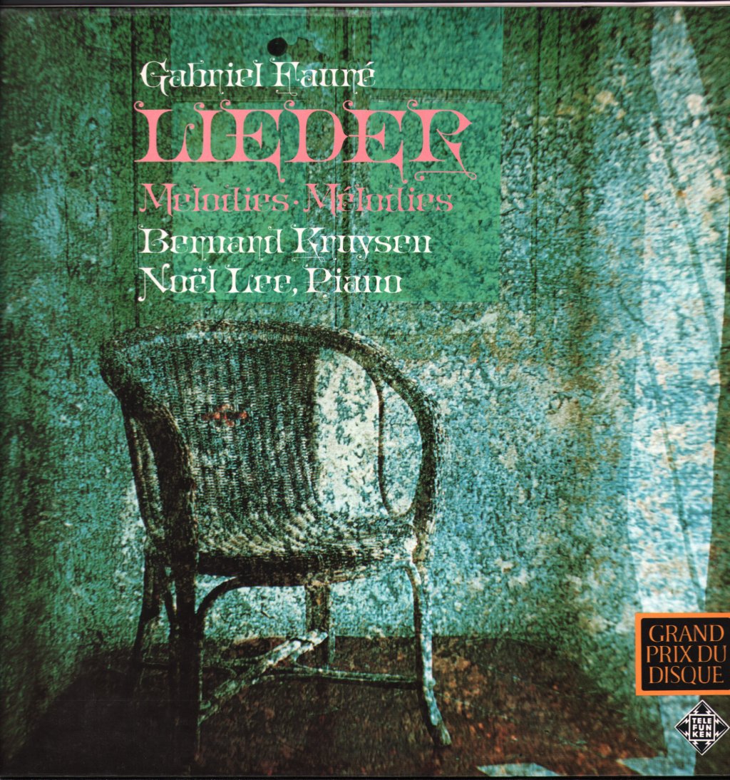 Bernard Kruysen / Noel Lee - Gabriel Fauré - Lieder - Melodies - Mélodies - Lp
