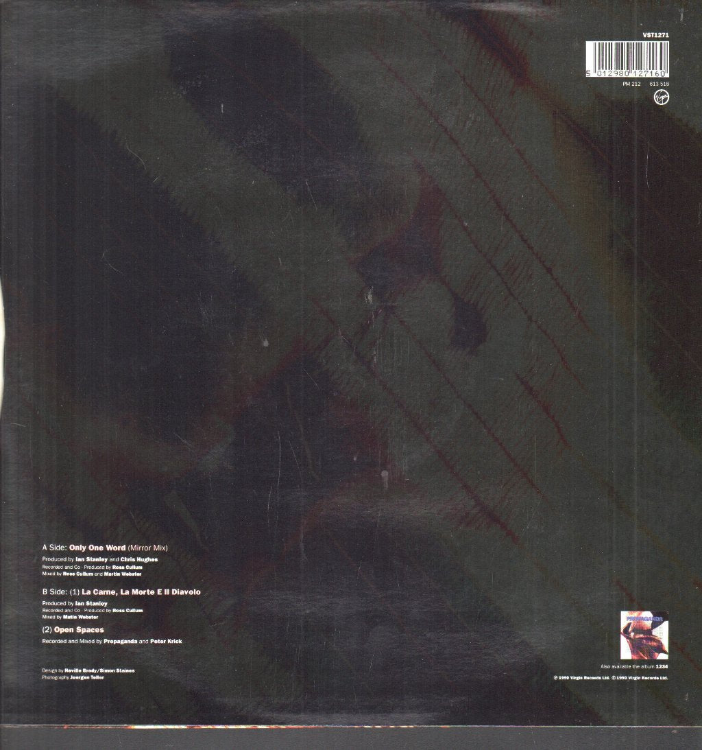 Propaganda (Ztt Group) - Only One Word - 12 Inch