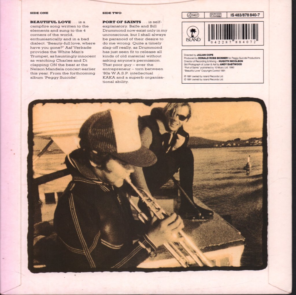 Julian Cope - Beautiful Love - 7 Inch