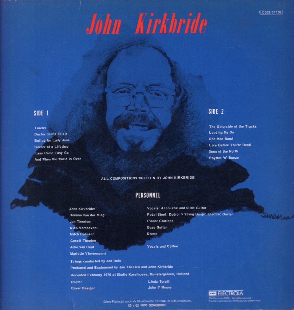 John Kirkbride - Tracks - Lp