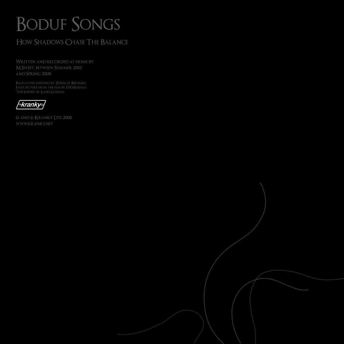 Boduf Songs - How Shadows Chase the Balance - Cd
