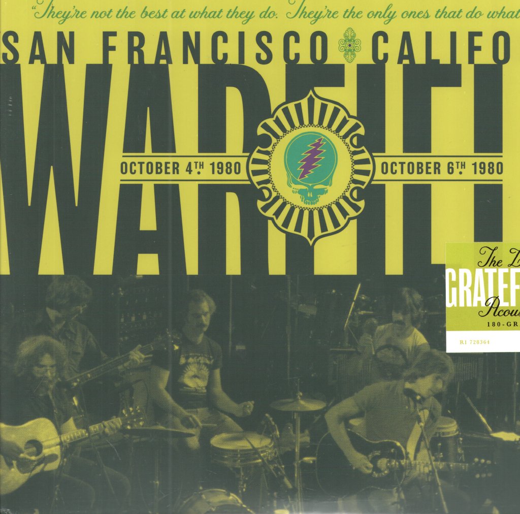 Grateful Dead - Warfield, San Francisco, CA Oct 4 & 6, 1980 (Black Friday 2025) - Double Lp