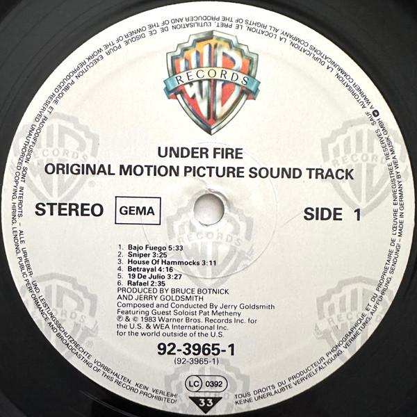 Jerry Goldsmith - Under Fire (Original Motion Picture Sound Track) - Lp