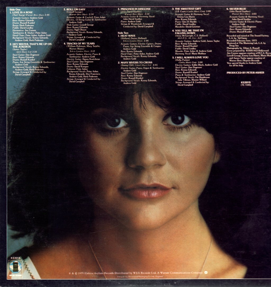 Linda Ronstadt - Prisoner In Disguise - Lp