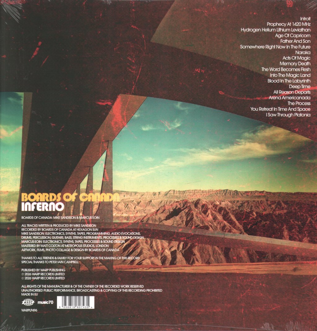 Boards Of Canada - Inferno - Double Lp