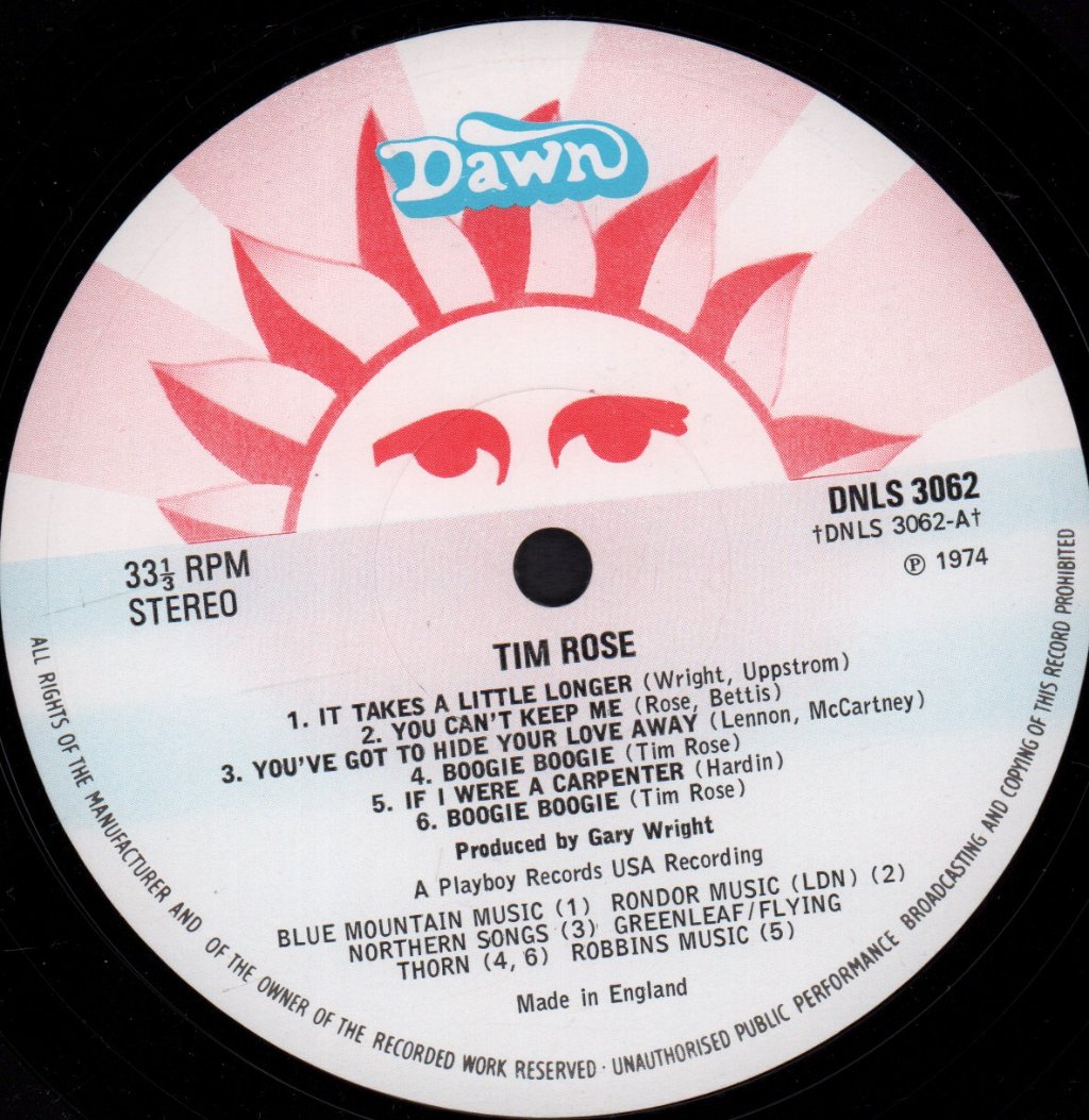 Tim Rose - Tim Rose - Lp