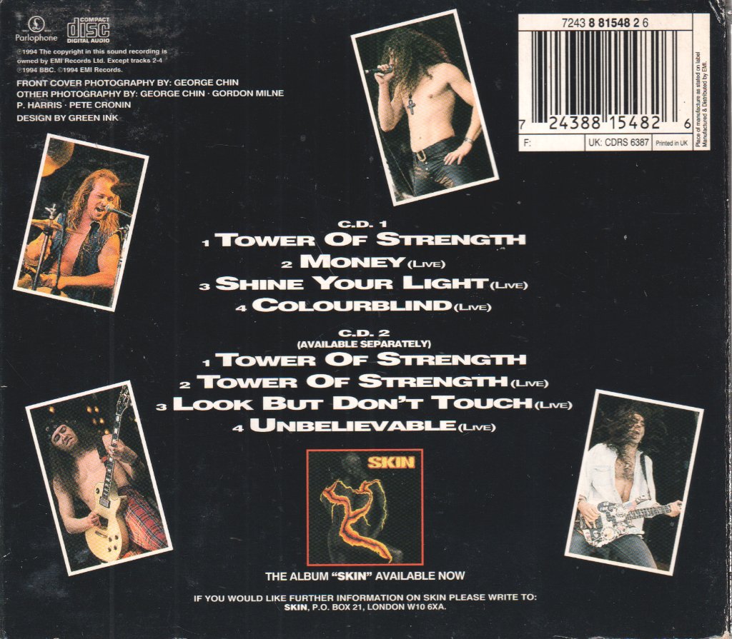 Skin - Tower Of Strength - Cd