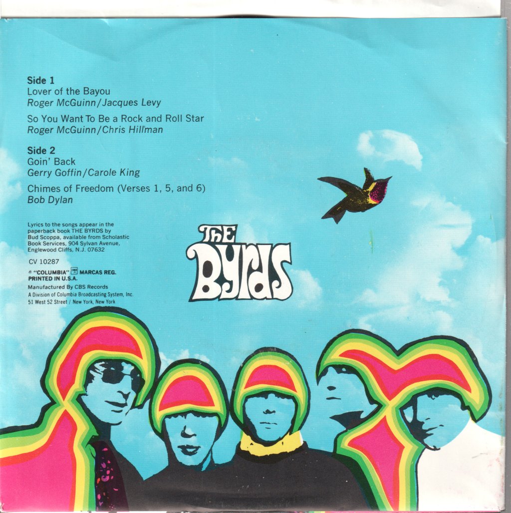 Byrds - Lover Of The Bayou - 7 Inch