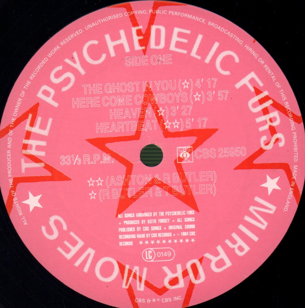 Psychedelic Furs - Mirror Moves - Lp