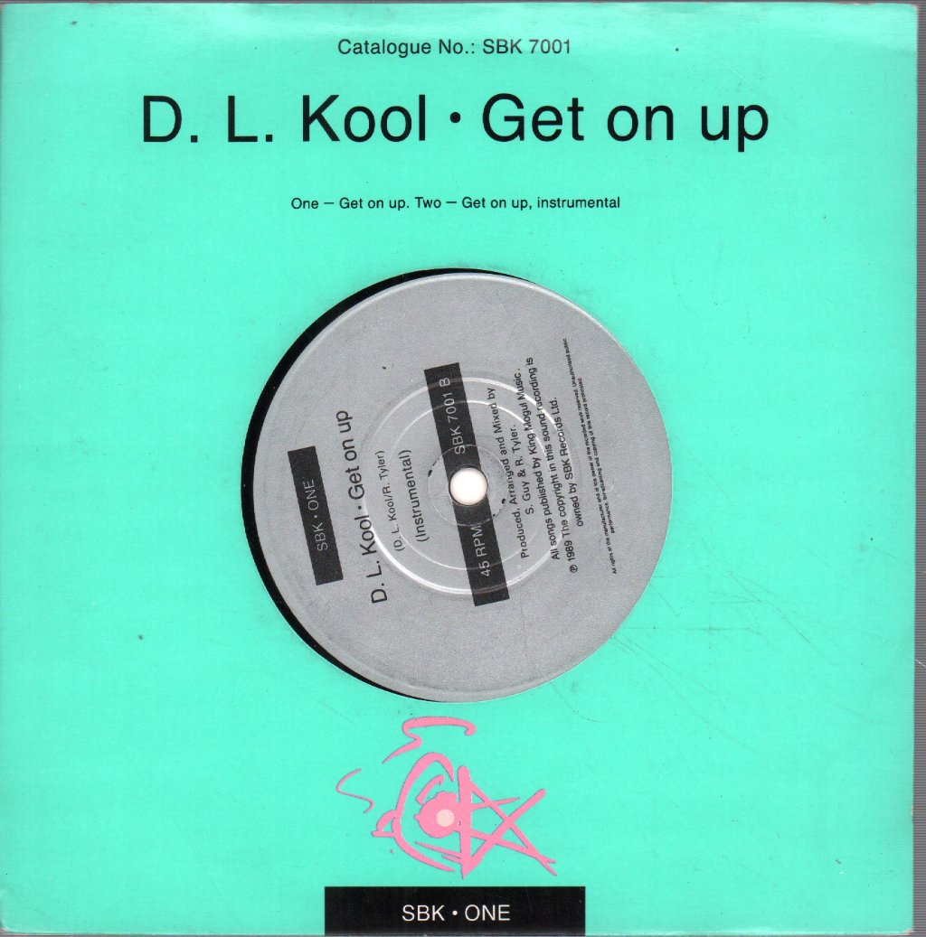 D.l. Kool - Get On Up - 7 Inch