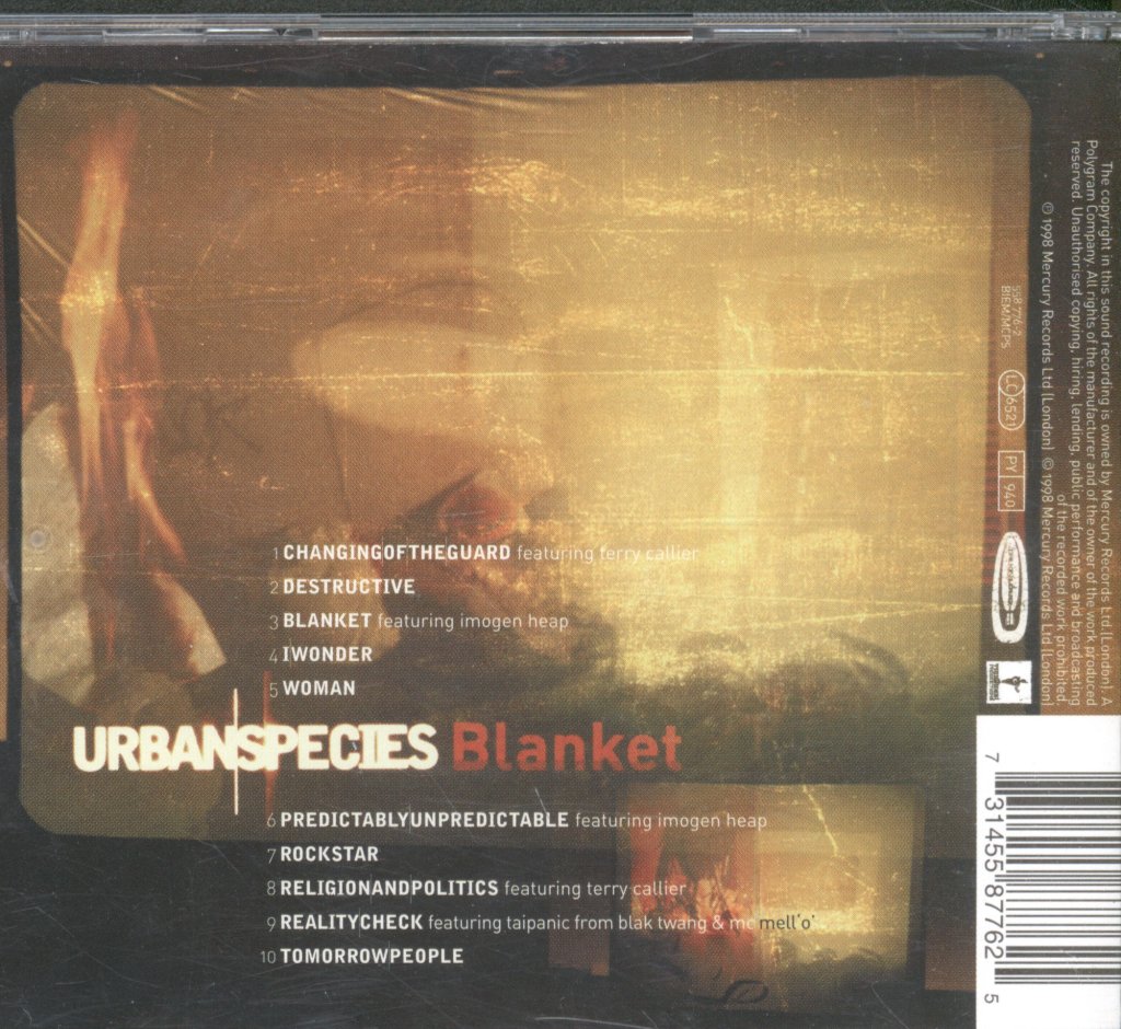Urban Species - Blanket - Cd