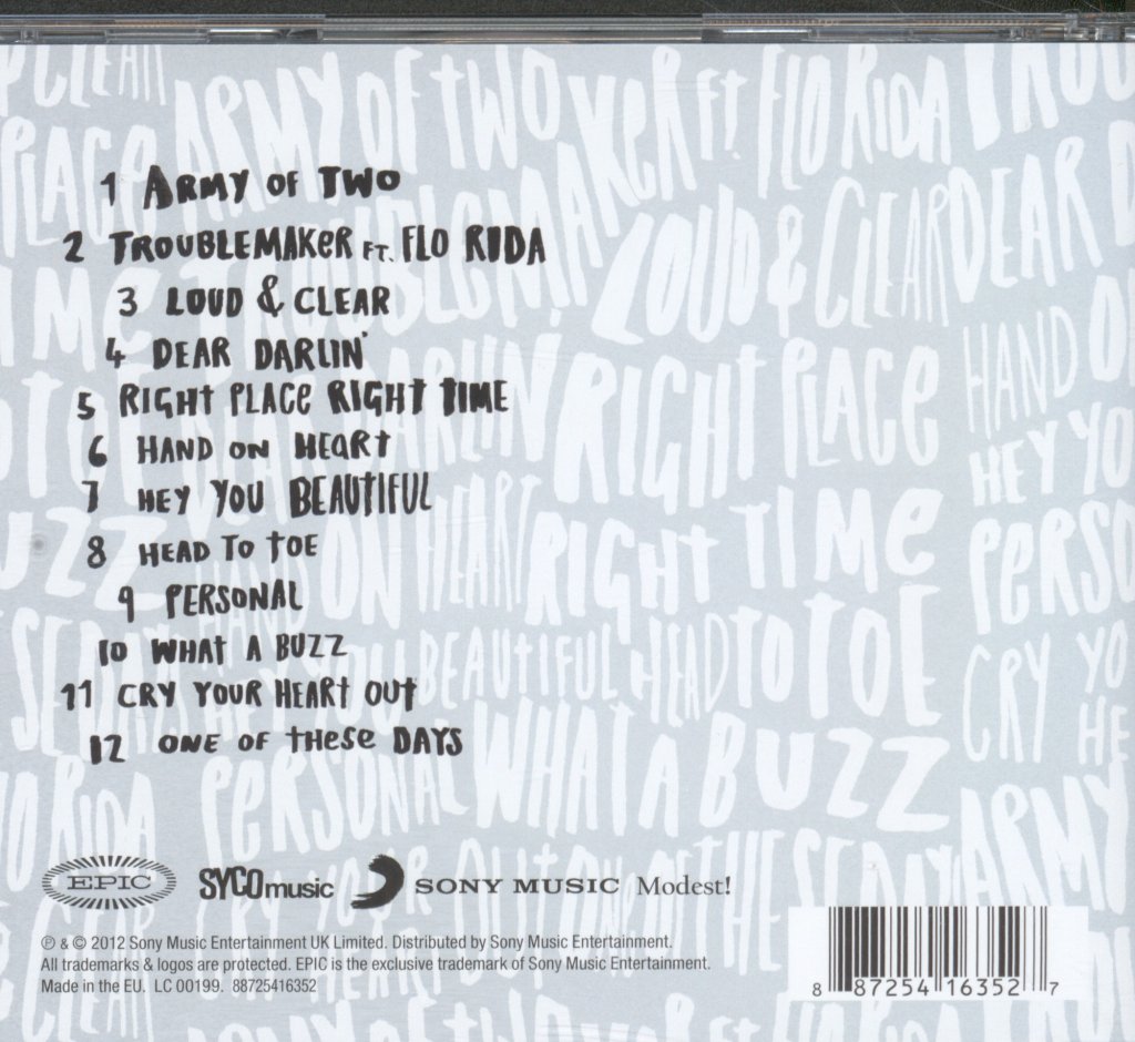 Olly Murs - Right Place Right Time - Cd