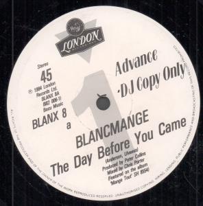 Blancmange - Day Before You Came - 12 Inch