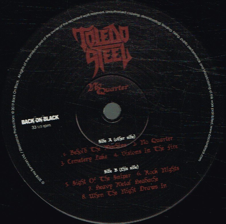 Toledo Steel - No Quarter - Lp