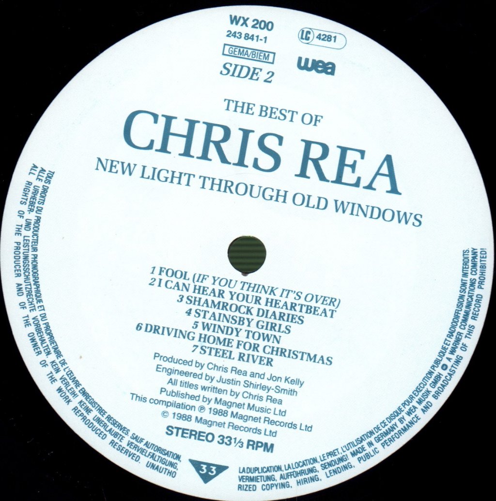 Chris Rea - New Light Through Old Windows (Best Of) - Lp