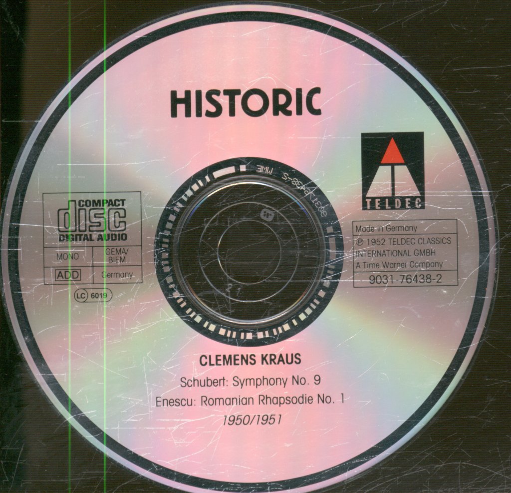 Clemens Krauss - Schubert Symphony no 9 - Cd