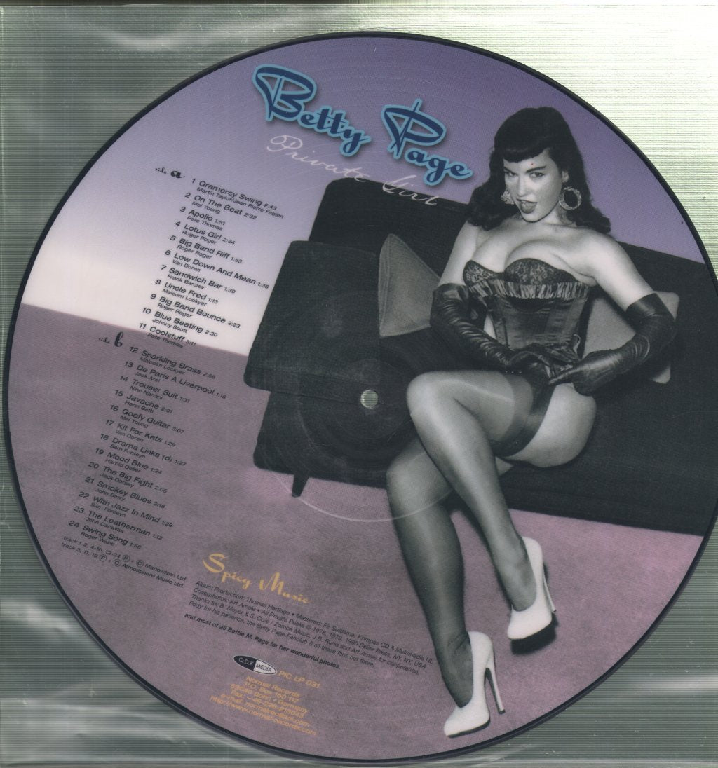 Various Artists - Betty Page: Private Girl - Spicy Music - Lp