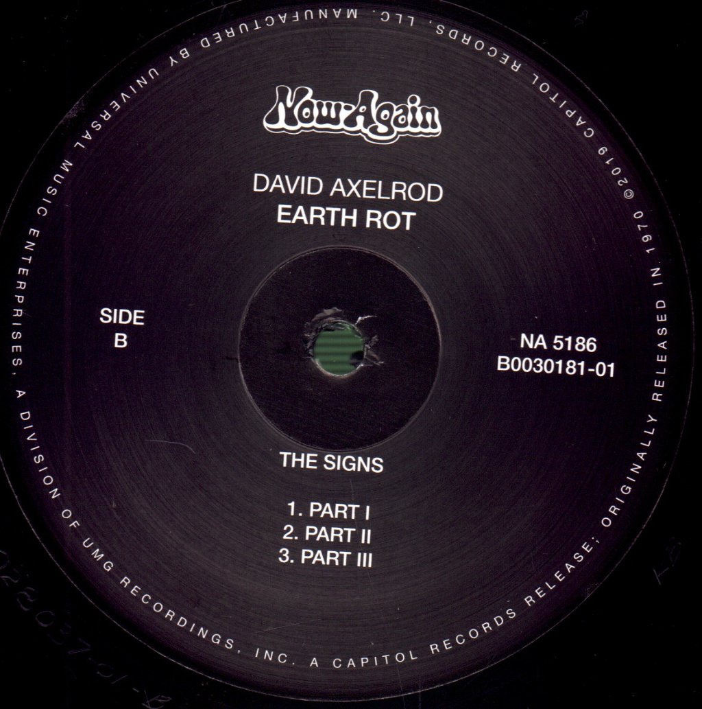 David Axelrod - Earth Rot - Lp