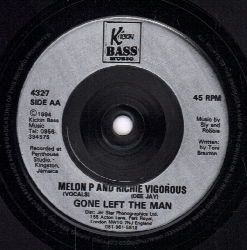 Gavidon / Melon P And Richie Vigorous - To Be Lonely Is A Crime / Gone Left The Man - 7 Inch