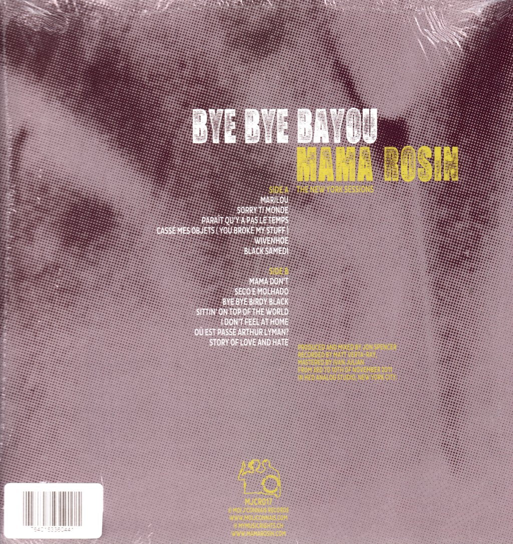 Mama Rosin - Bye Bye Bayou - Lp