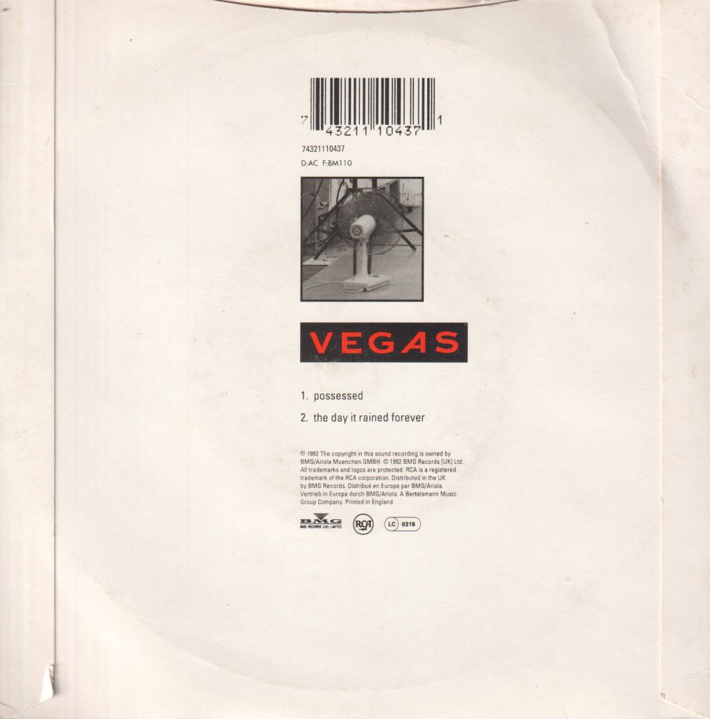 Vegas - Possessed - 7 Inch