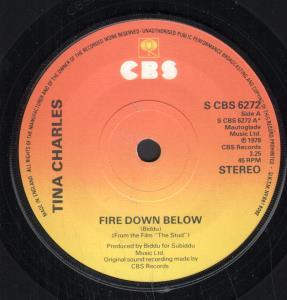 Tina Charles - Fire Down Below - 7 Inch