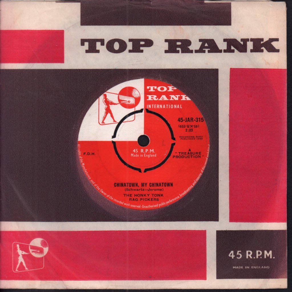 Honky Tonk Rag Pickers - Chinatown, My Chinatown - 7 Inch