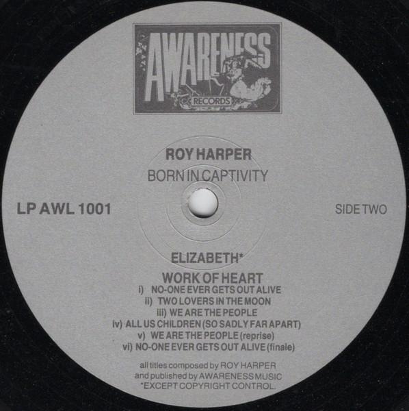 Roy Harper - Born In Captivity - Lp