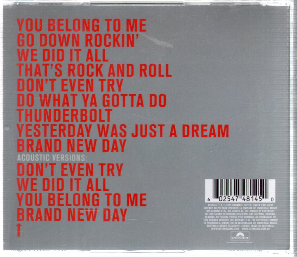 Bryan Adams - Get Up - Cd