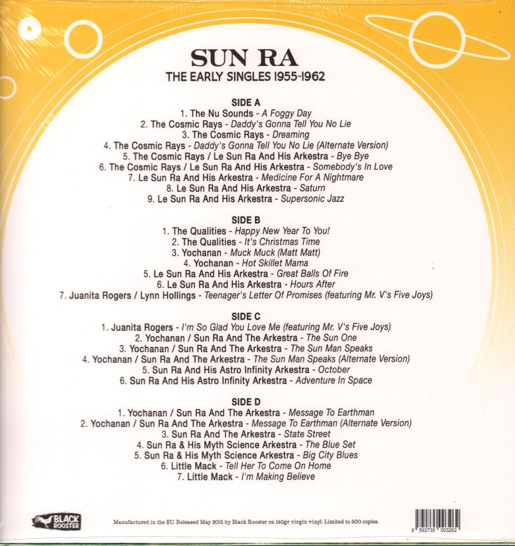 Sun Ra - Early Singles 1955-1962 - Double Lp